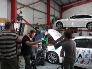 TerraClean TV filming
