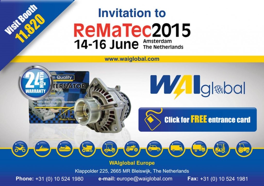 WAIglobal - ReMaTec Amsterdam Invite