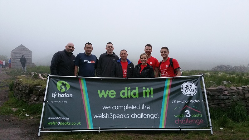 Fast Parts team tackles Welsh three peaks for Tŷ Hafan charity