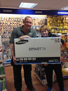 Andy from Clowne with Ben Clarke