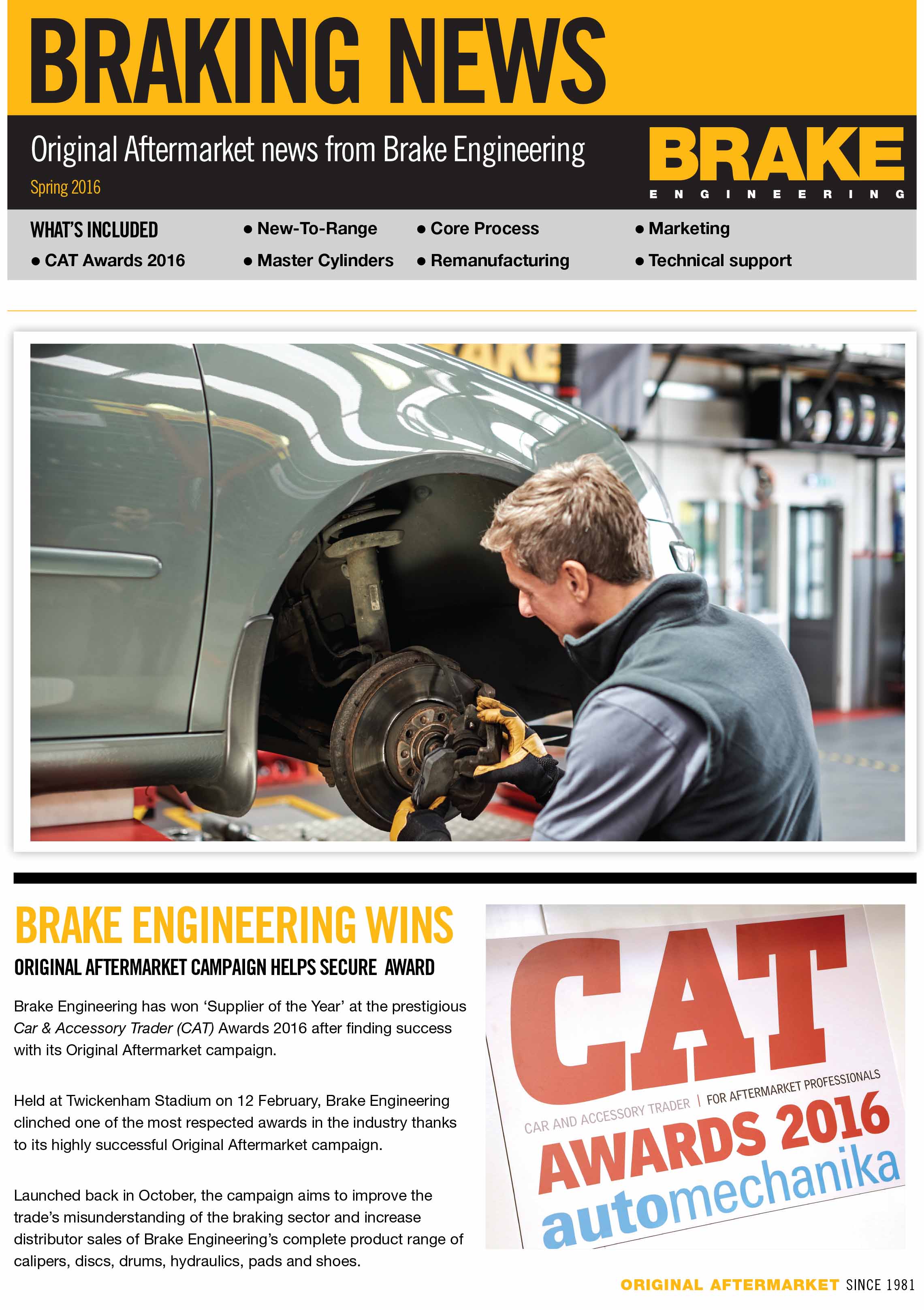 ‘Braking News’ springs into gear