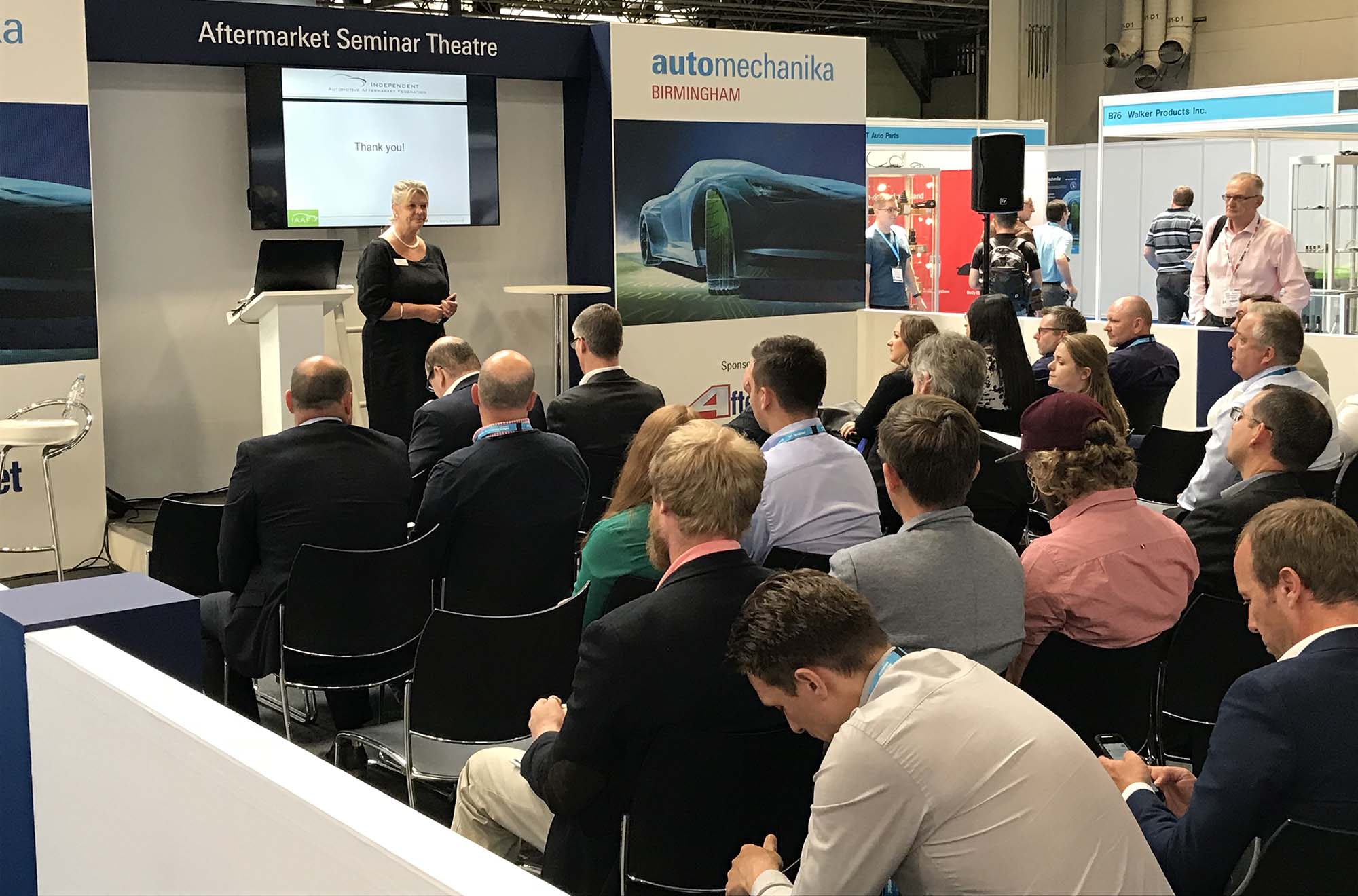 Wendy Williamson delivers keynote speech on the future of the automotive aftermarket