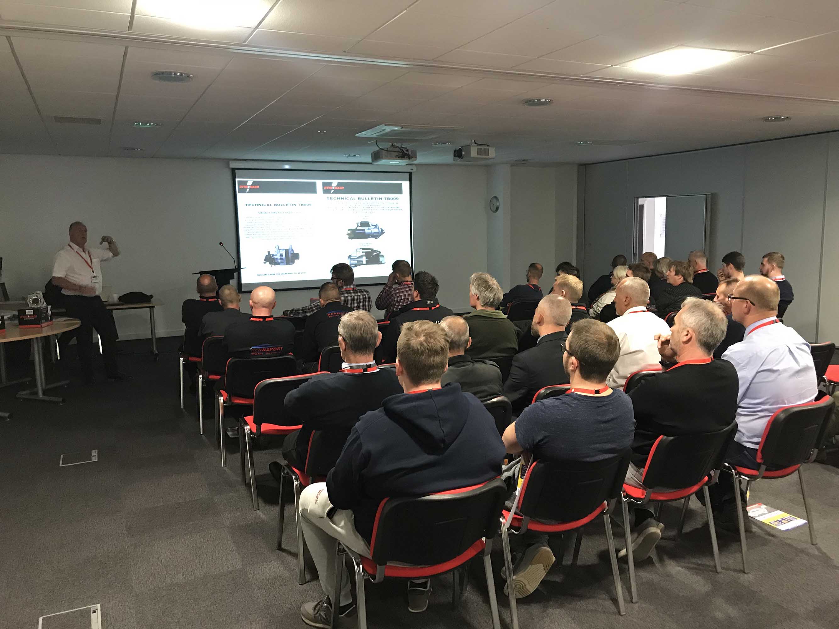 Rotating Electrics and batteries form training event