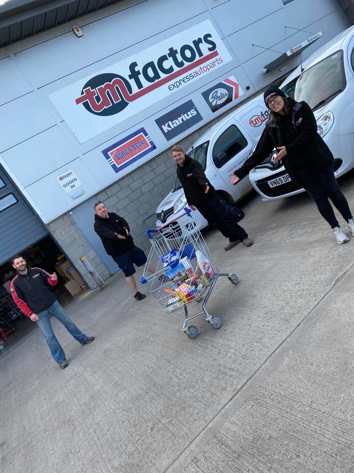 TM Factors and TMD Friction offer helping hand to local community