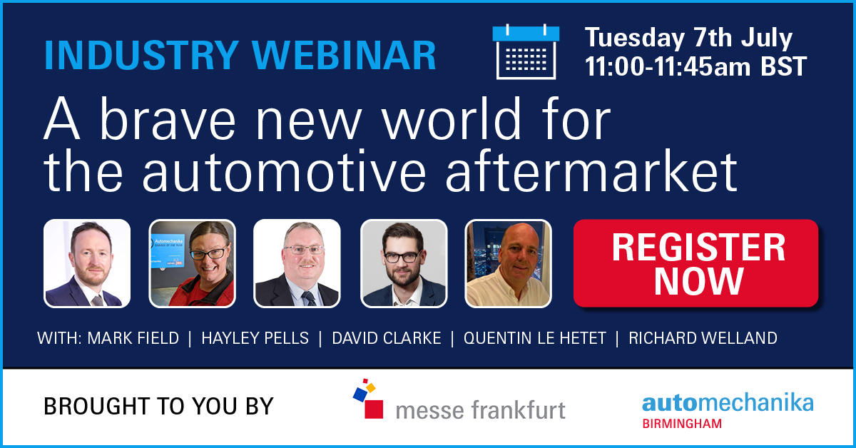 Automechanika Birmingham launches series of industry-led webinars