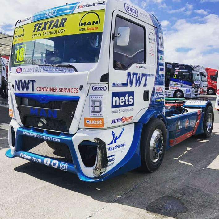 Textar brakes key as truck racer Newell enjoys winning weekend