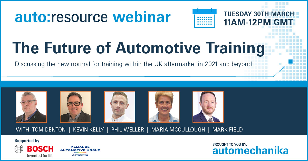 New webinar to discuss the new normal for training within the UK aftermarket in 2021