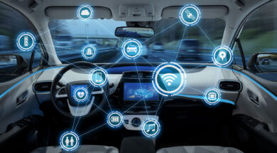 Intelligent,Vehicle,Cockpit,And,Wireless,Communication,Network,Concept