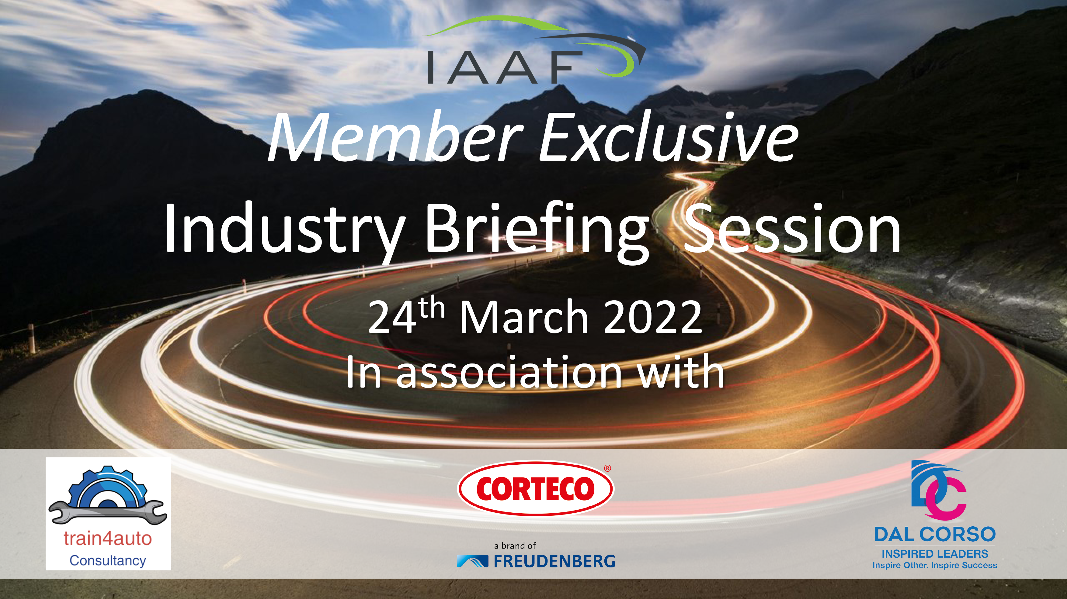 EVs and effective communication to be addressed in first IAAF Industry Briefing Session of the year