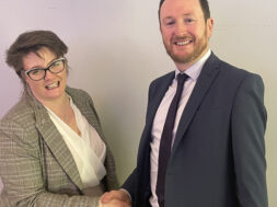 Hayley Pells and Mark Field