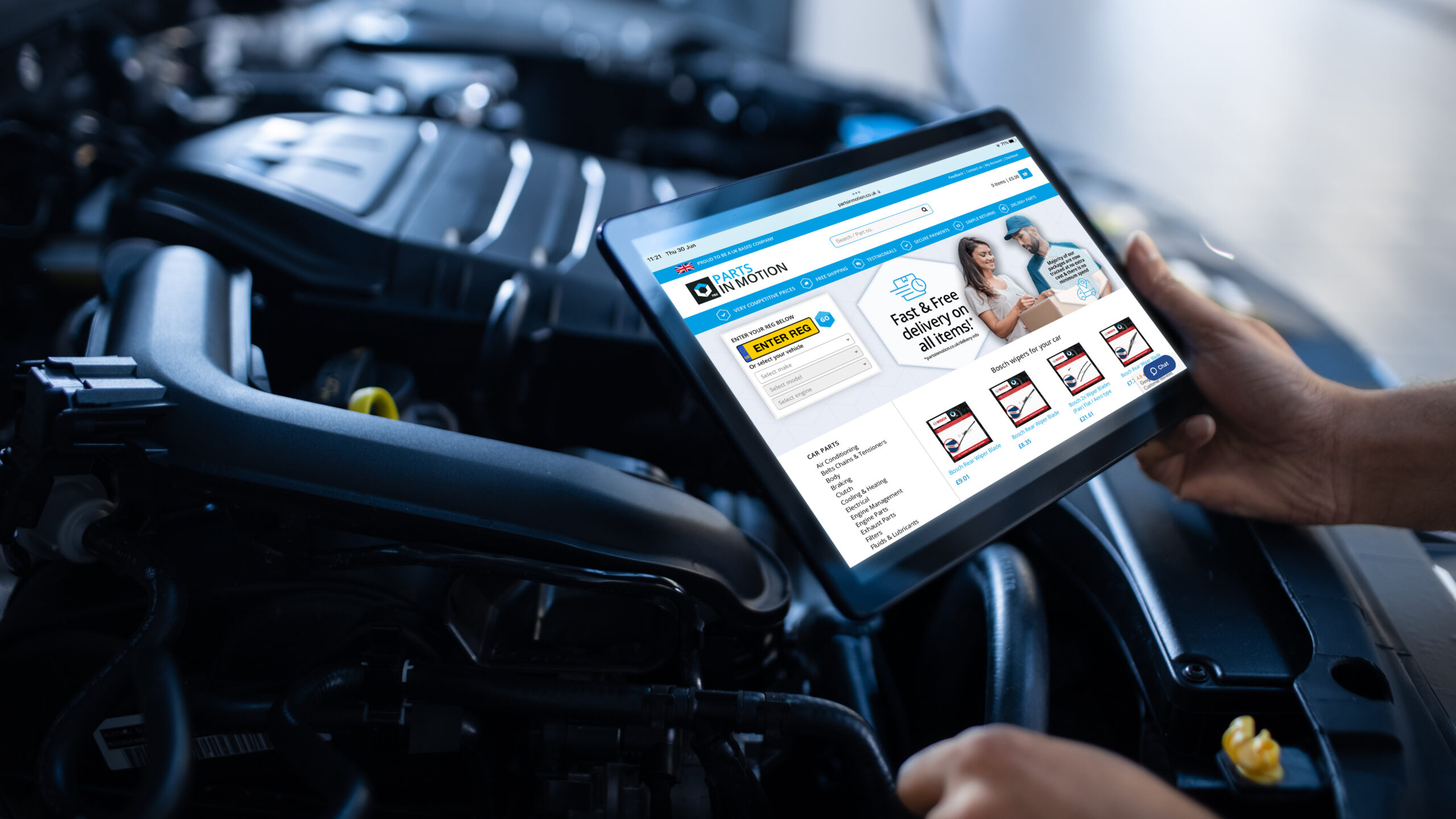 Garages embrace online parts supply to support growth