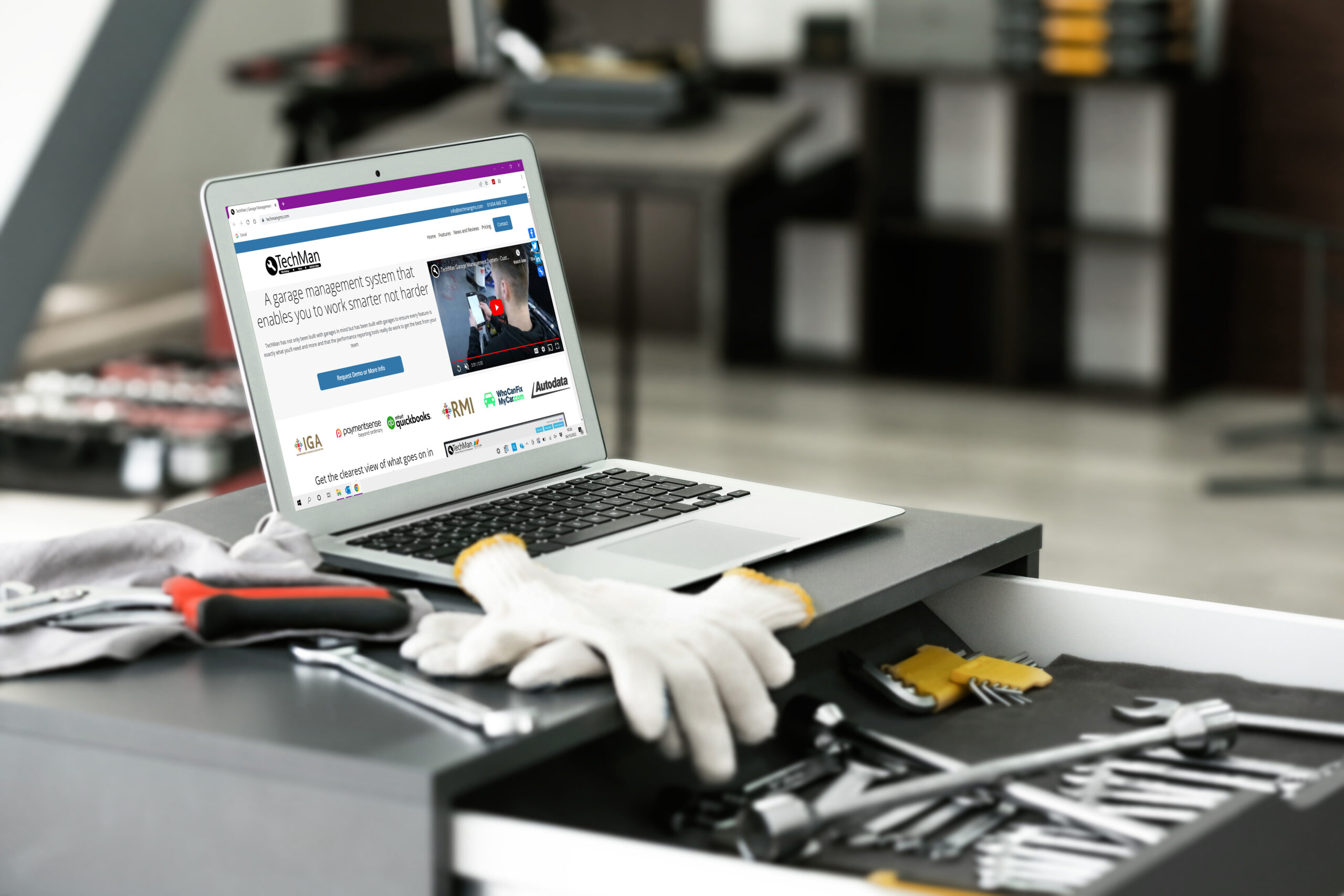 CCM garage welcomes new technology from TechMan