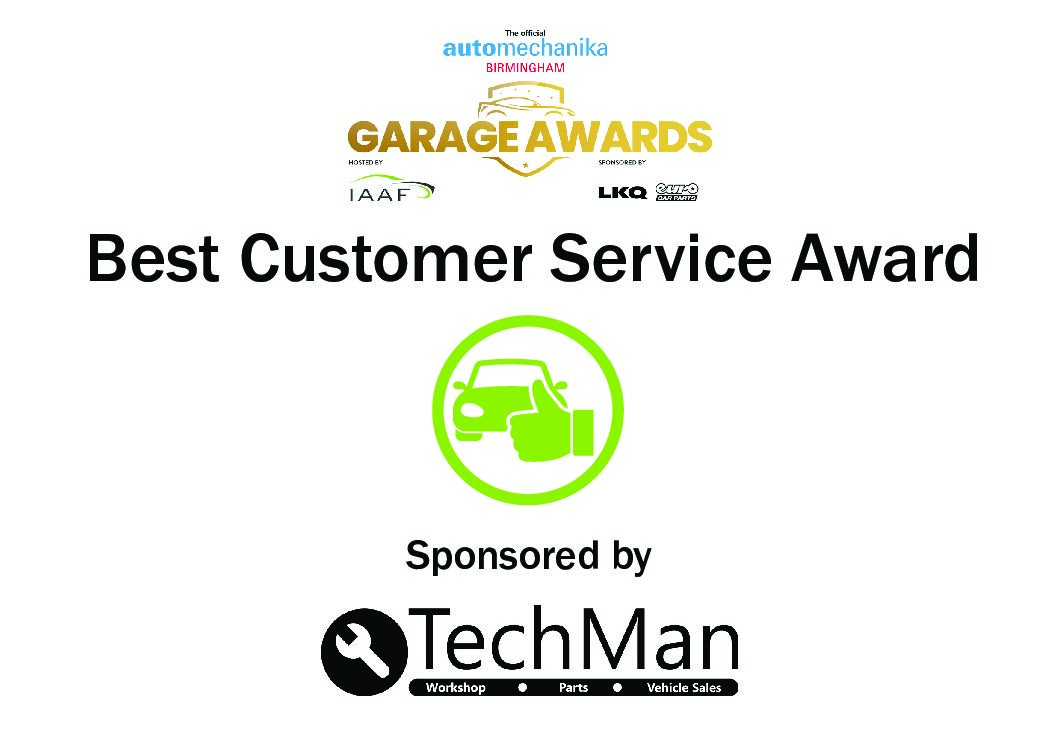 Best Customer Service Award sponsored by Techman