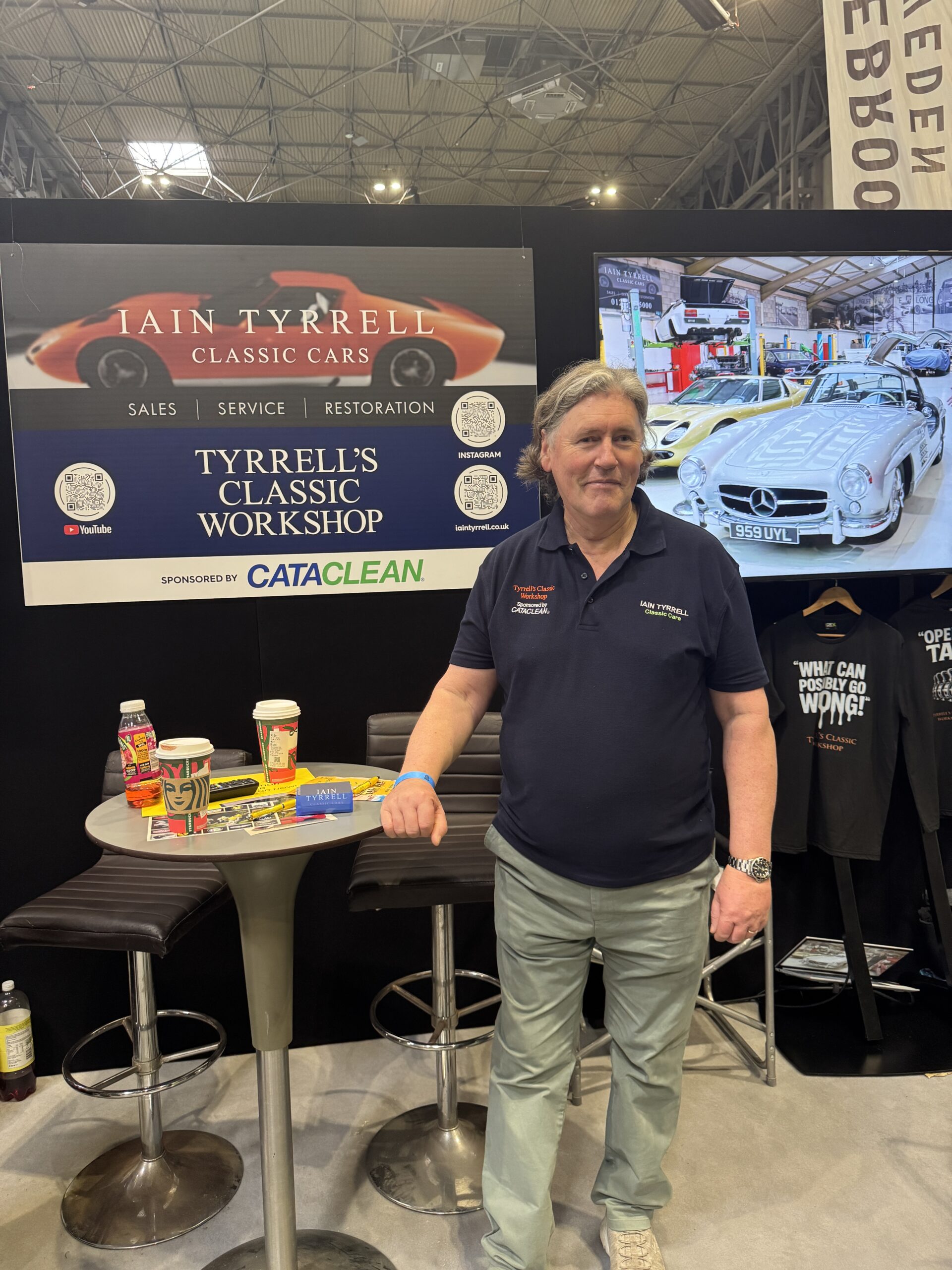 Cataclean and Iain Tyrrell joined forces at the NEC Classic Motor Show 2025
