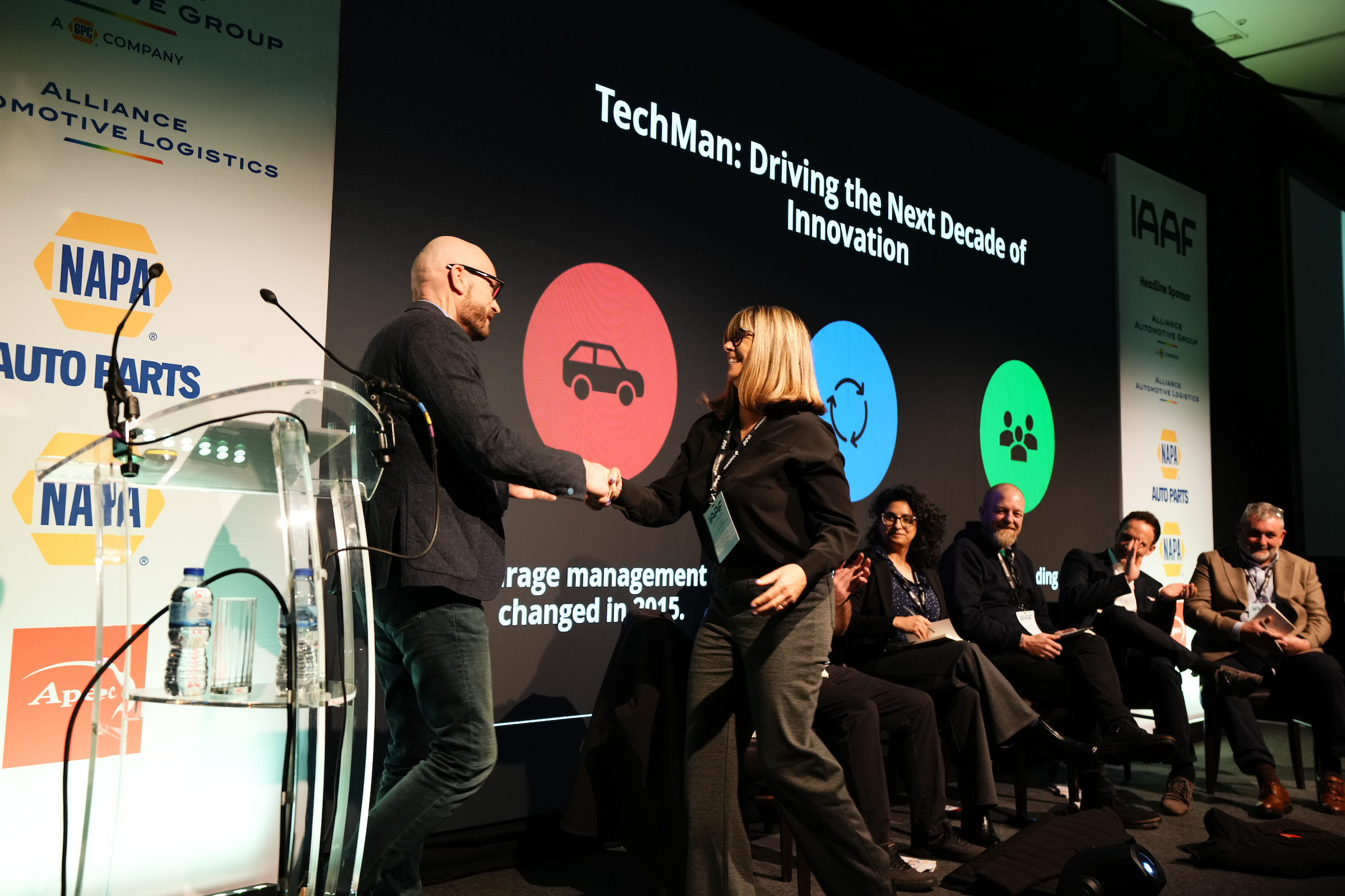 TechMan celebrates success at the first-ever IAAF Garage Den as suppliers and workshops join forces to drive innovation