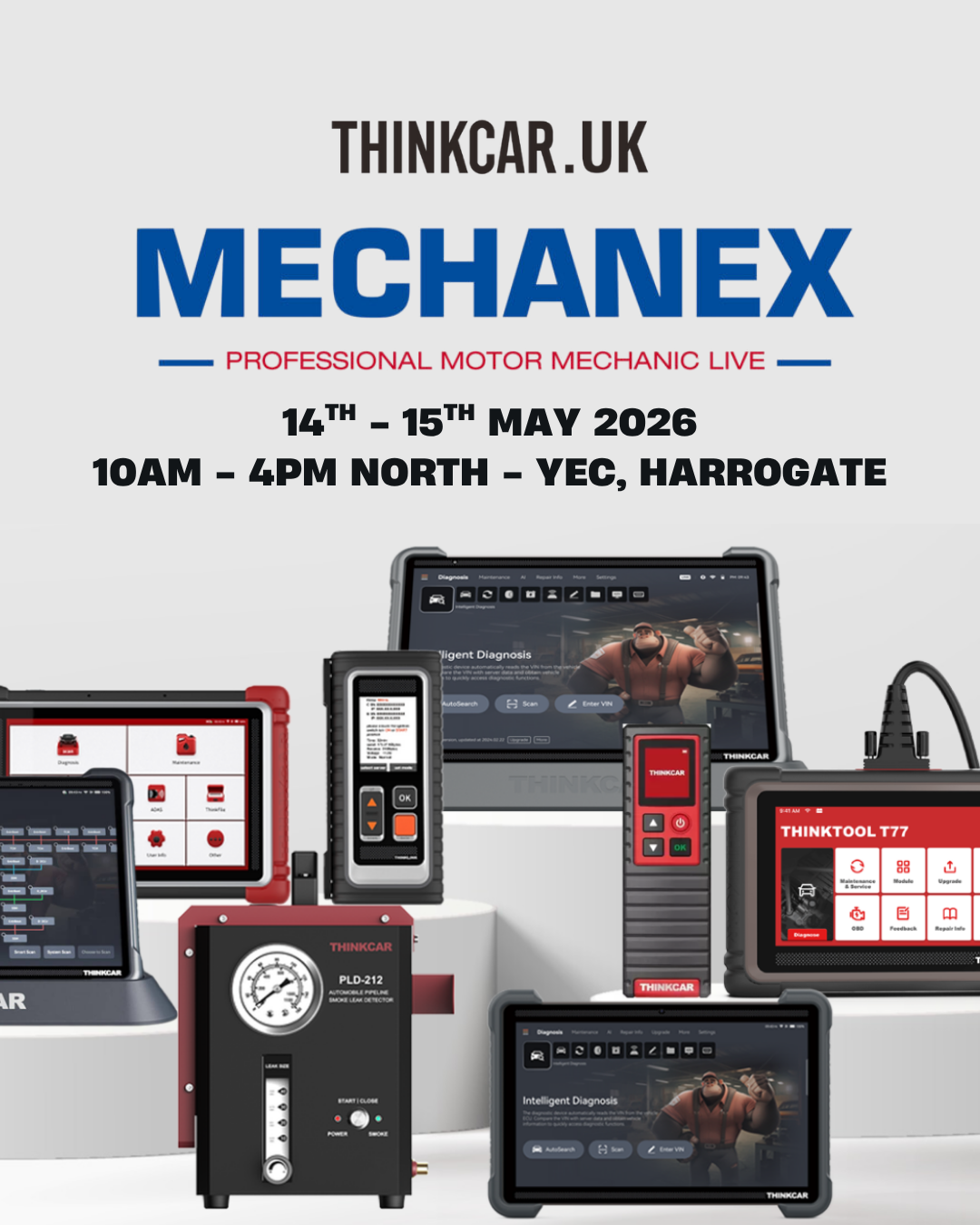 Think Car returns to Mechanex 2026 with leading tools and latest technology