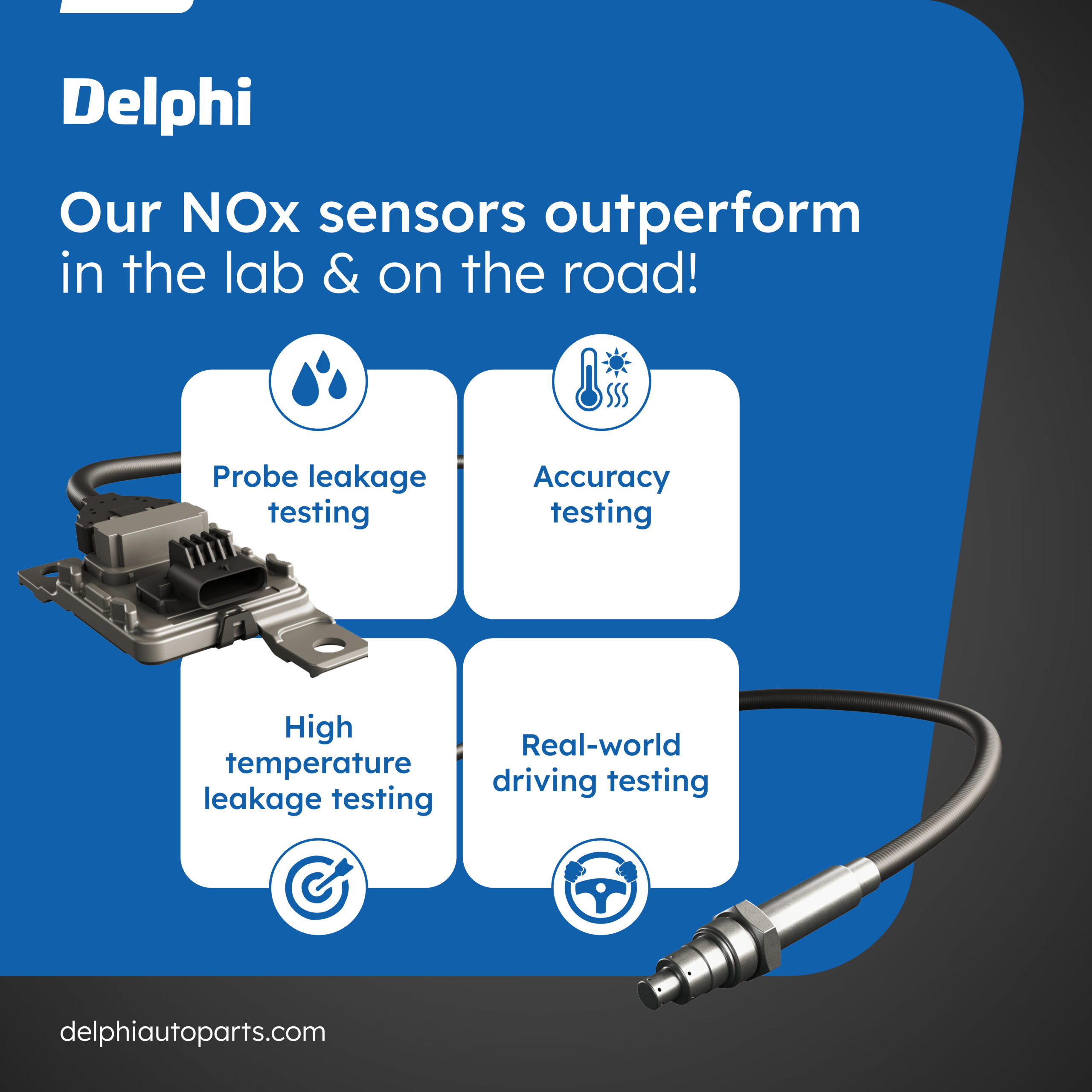 Delphi puts its NOx sensors to the test