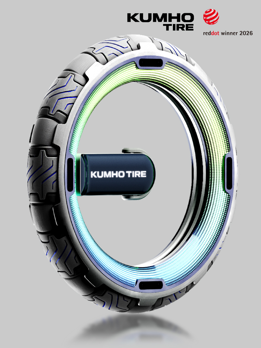 Kumho Tyre take two awards at the Red Dot Design Award 2026