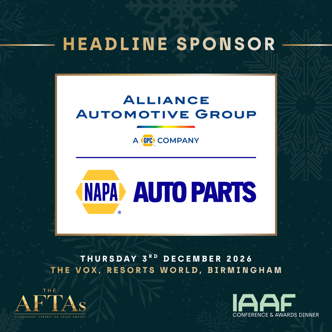 Alliance Automotive Group continues support of IAAF Annual Conference and Awards Dinner 2026